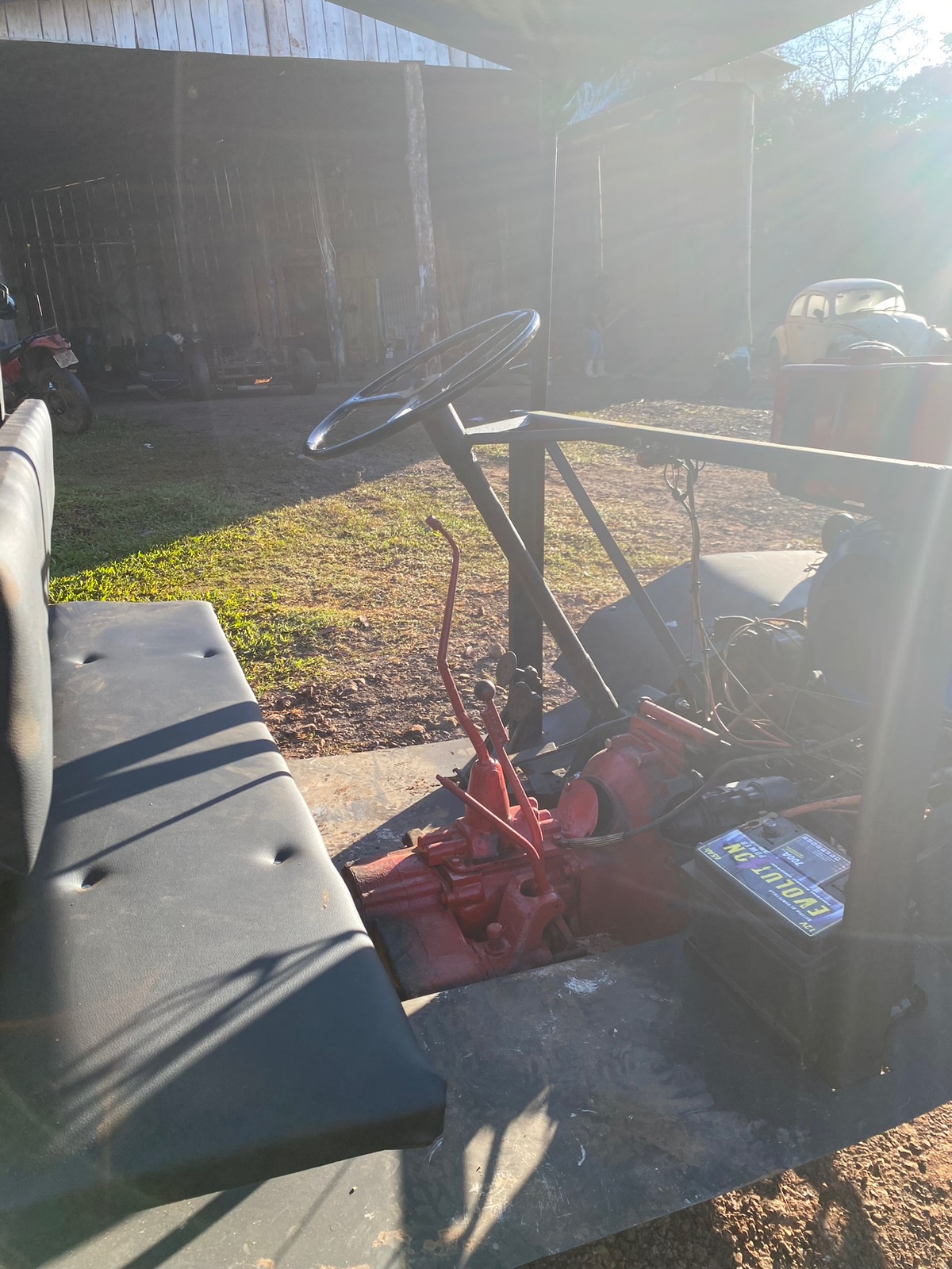 Carreta 4x4 1 pistão diesel